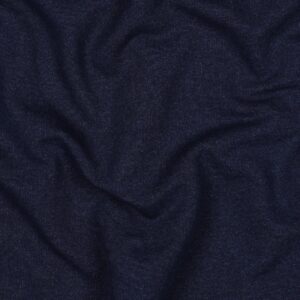 Denim french terry donkerblauw
