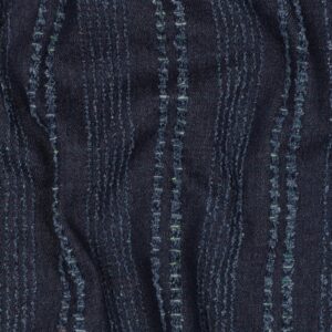 Denim jacquard strepen indigo