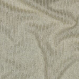 Knitted lurex rib ecru/goud