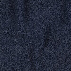 Teddy faux fur jeansblauw