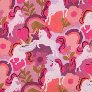 Jersey digitaal unicorns mauve