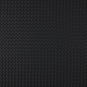 Faux leather geweven zwart