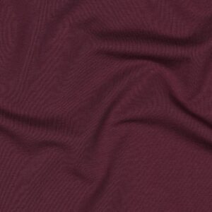 French terry uni aubergine