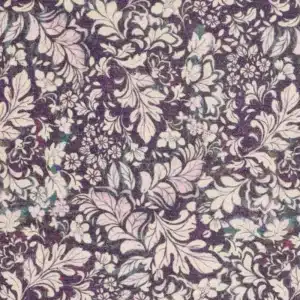 Knitted lurex bloemen paars