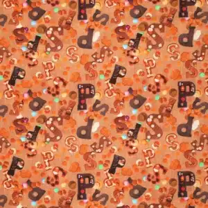 Sinterklaas poplin chocoladeletters