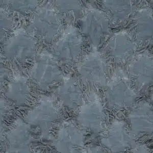 Vintage jacquard ruffle diamonds jeansblauw