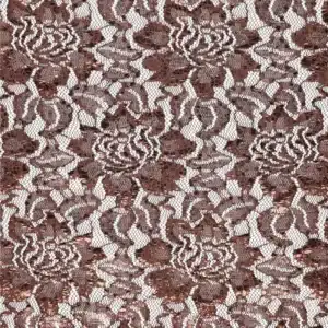 Foil lace bruin