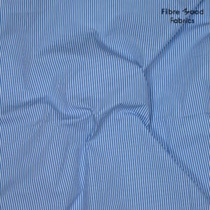 Fibre Mood - Poplin strepen blauw