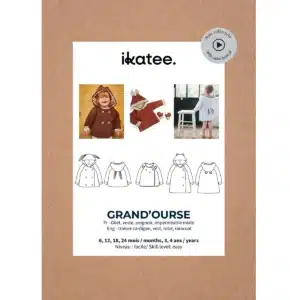 Ikatee - Grand'ourse jasje kids (papieren patroon)