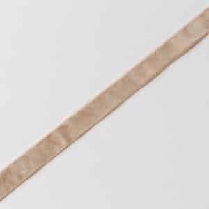 Velvet fluweelband 16mm - Beige