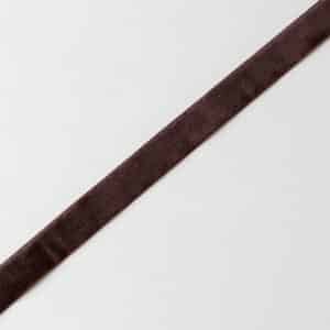 Velvet fluweelband 16mm - Bruin