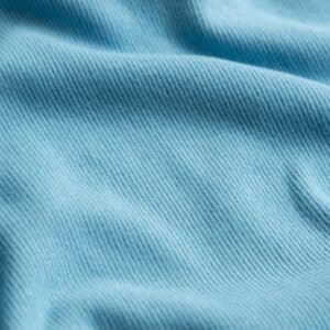 Double brushed viscose rib jersey delphinium blauw