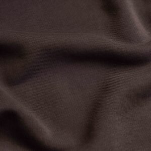 Heavy cotton sweat donkerbruin