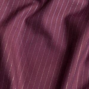 Orlando lurex strepen zilver bordeaux