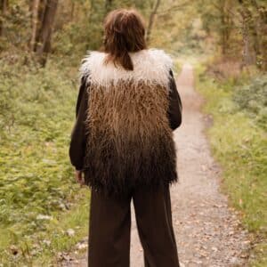 Langharige fur 1 meter