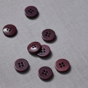 MeetMilk - Corozo knoop 15mm maroon