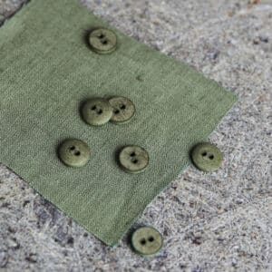 Mind the Maker - Curb cotton knoop 11mm olive green