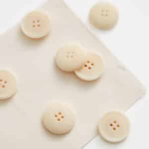Mind the Maker - Corozo knoop 20mm creamy white