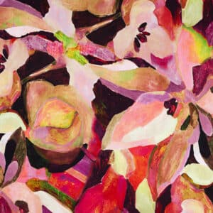 Viscose jersey digitaal bloemen
