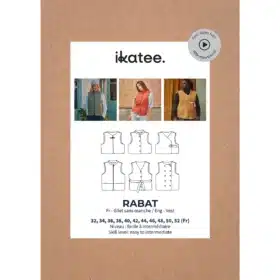 Ikatee - Rabat gilet/vest dames (papieren patroon)
