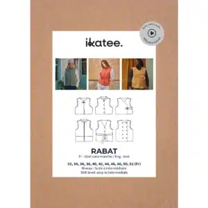 Ikatee - Rabat gilet/vest dames (papieren patroon)