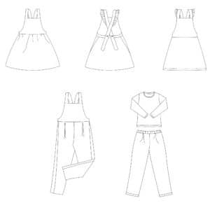 Bel'Etoile - Willa jurk en jumpsuit kids (papieren patroon)