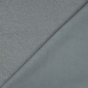 Teddy fleece double sided pale turquoise
