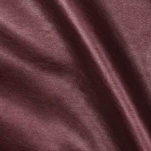 Faux leather berry metallic