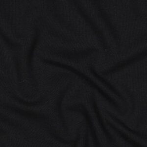 Coupon 50cm soft sweat uni zwart