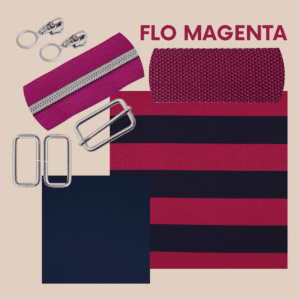 Pakket Flo sporttas - magenta - meerdere variaties
