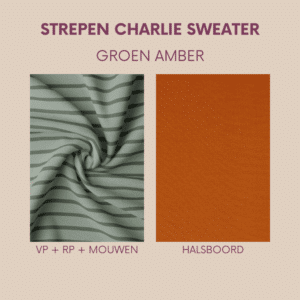 Pakket charlie sweater kids - groen amber