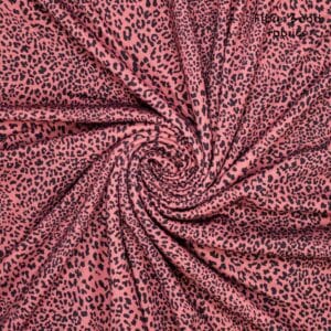 Fibre Mood - Heavy jogging luipaardprint rood