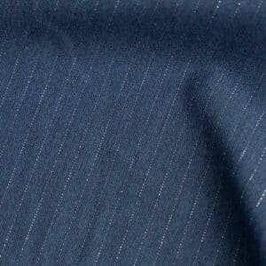 Orlando lurex strepen zilver donkerblauw