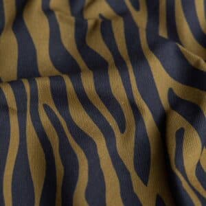 Keperkatoen / twill zebraprint