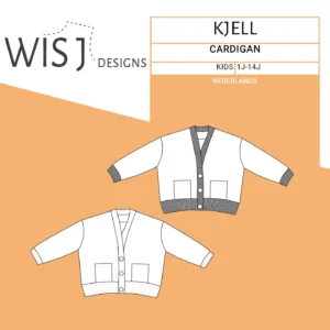 WISJ - Kjell cardigan kids (papieren patroon)