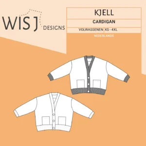 WISJ - Kjell cardigan volwassenen (papieren patroon)