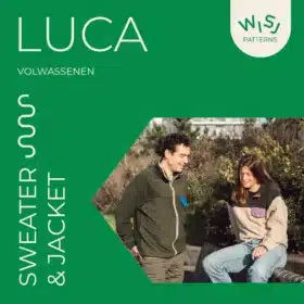 WISJ - Luca sweater/jack volwassenen (papieren patroon)