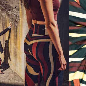 Fibre Mood - Yoga sportwear tribal stripes