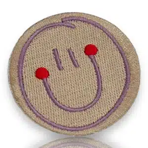 Hejpatches - strijkapplicatie smiley