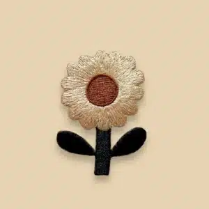 HejPatches - strijkapplicatie herfstbloem