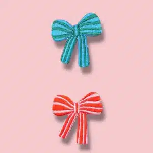 Hejpatches - strijkapplicatie strikken set