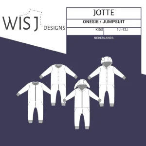 WISJ - Jotte onesie/jumpsuit kids (papieren patroon)