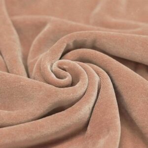 Coupon 100cm nicky velours perzik