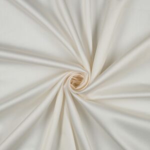 Coupon 40cm katoen satijn offwhite
