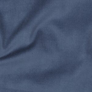 Babycord uni 21W jeansblauw