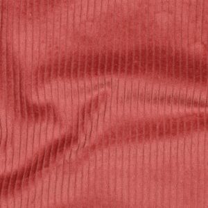 Coupon 50cm washed corduroy 4.5W donkerroze