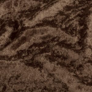 Velours de panne donkerbruin
