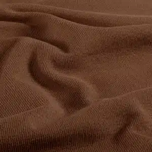 French terry crepe uni roest