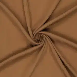 Lyocell satijn caramel bruin