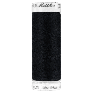 Amann Mettler – Denim DOC naaigaren 100m - 4000 Black
